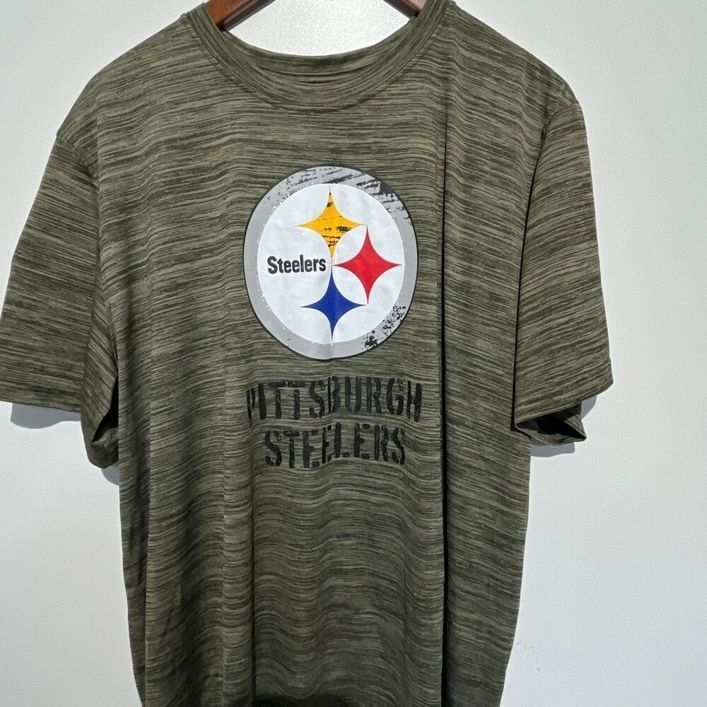 The‎ Nike Tee Men's Pittsburgh Steelers Dri-Fit NFL Engineered T-Shirt Large